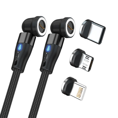 Realpower Magnetic CABLE,1M,2X Magnetic Black With Adapte — image 1