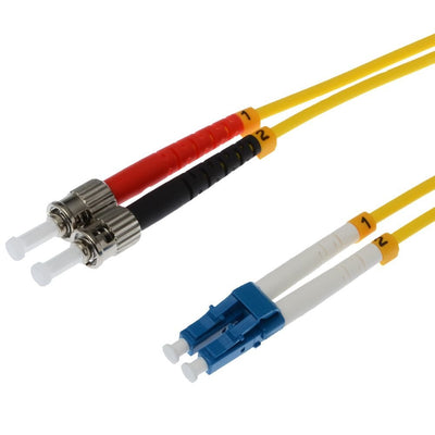 Helos Lwl Network Cable Lc/St Duplex 9/125?M OS2 Yellow 2,0M — image 1
