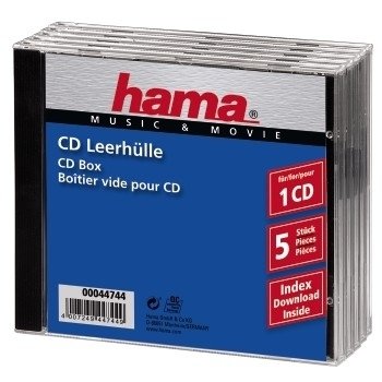 Hama Cases Cd-box Joyero 44744 5 Pieces