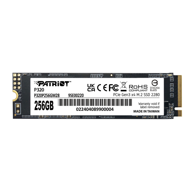 Patriot SSD Viper P320 M.2 PCI-EX4 NVMe 256GB 2.2GB/S