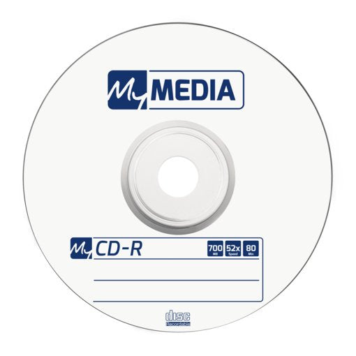1X10 Mymedia Cd-r 80 / 700MB 52X Speed Wrap