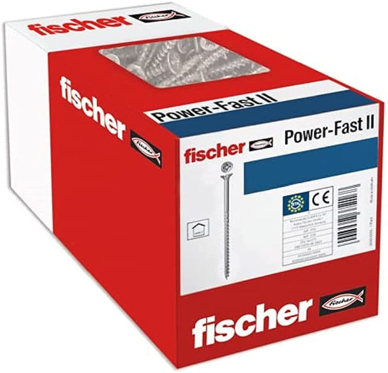 Fischer Tornillo Aglomerado Power-fast Ii 6,0X140 Avellanado 670505