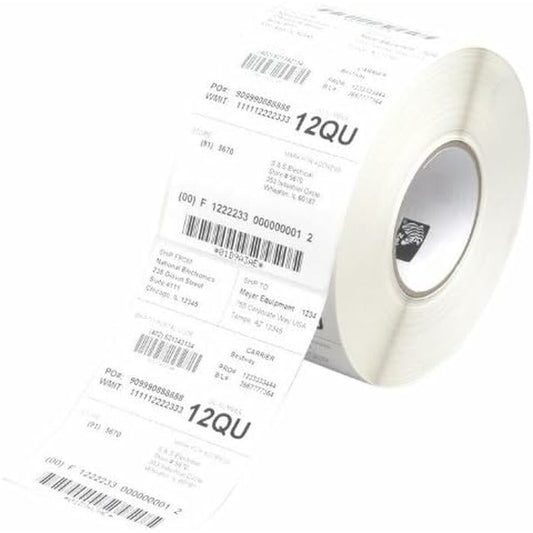 Zebra Printer Labels Zebra Perform 1000T White Ø 76 Mm (4 Units)