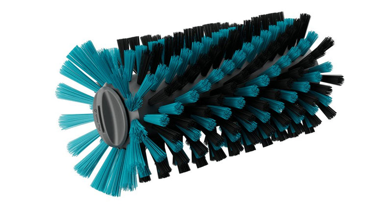 Gardena Brush Cilíndrico Medium Multilimpiador a Battery Aquabrush, Brush Lavado Grey/Turquesa, Superficies Se