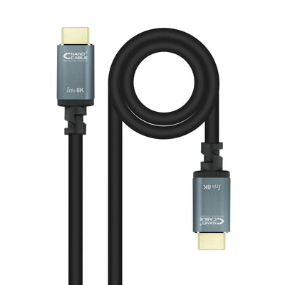 Nanocable HDMI Cable 2.1 Iris 8K a/m-a/M - 10M - Black — image 1