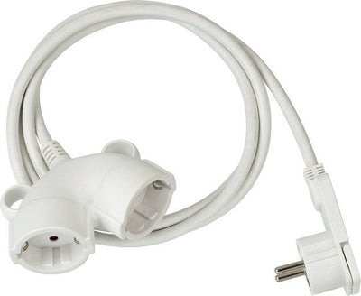 Brennenstuhl Cable Extensión 10M White Double Acoplamiento — image 1