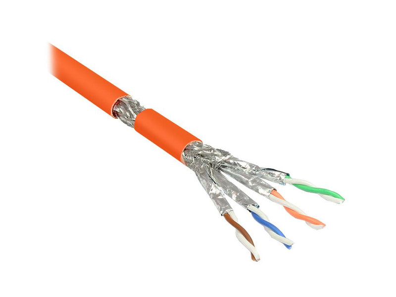 Cable Alcasa CAT.7, 50M Network Orange S/FTP (s-STP)