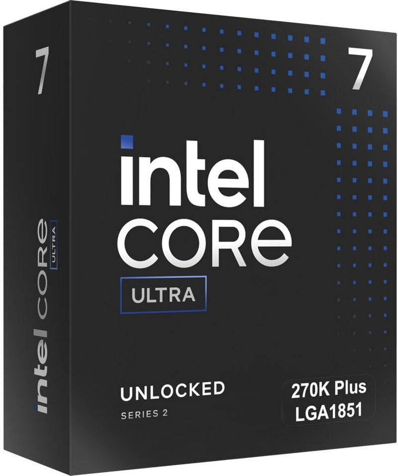 Intel Processor Core Ultra 7 270K Socket 1851 3.9GHZ / 5.5GHZ 20 Cores 30MB Cache 125W BX80768270K