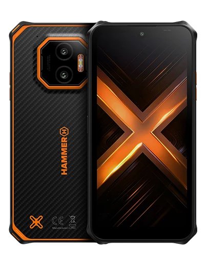Hammer Smartphone Rugerizado Energy X2 5G 6GB 128GB 6 Black Orange