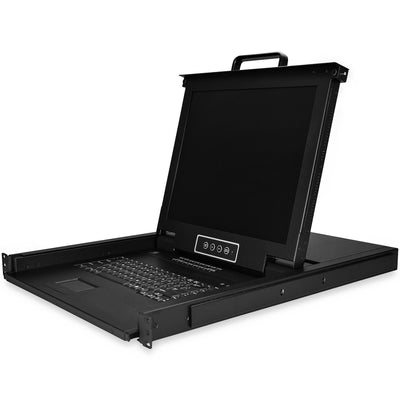 StarTech.com RKCONS1716K Console Rack 43,2CM (17) 1280 X 1024 Pixels Steel Black 1U — image 1