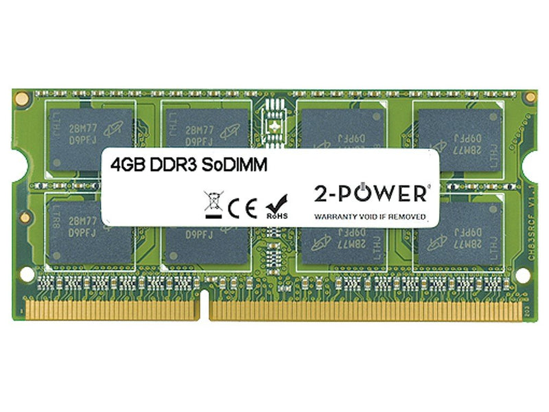 2-POWER Memory 2PSPC31600SDDC14G 4GB DDR3L 1600MHZ (4GB Multispeed 1066/1333/1600MHZ Sodimm)