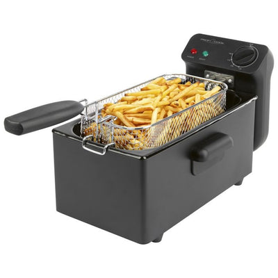 Proficook Fryer With Grasa 130-190 °c Fryer With Oil 2000W 3 L Cover Antisalpicaduras Fryer With Zona Fría Com — image 1