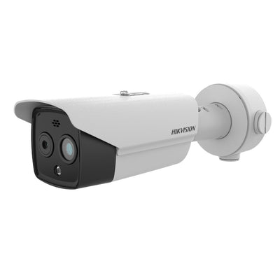 Camera Bullet IP Thermal/ Optical 2688×1520 / 256×192 Perimetral Prevención Incendios IR30 WDR120 3.6/4.3MM Al — image 1