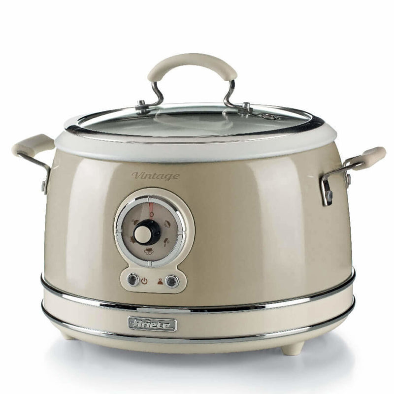 Ariete Pot Arrocera Vintage Beige, 700 Watts 3,5 Litros 2904CR