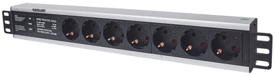 Intellinet Power Strip Rack 19 7 Salidas AC Strip Unit Distribución Energía (pdu) 1.5U Black 7 Salidas AC - Un — image 1