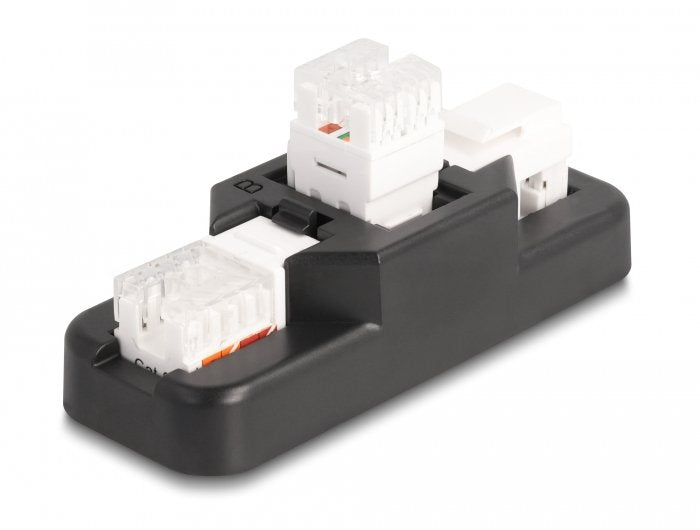 Keystone Lsa Set Con Auflegehalterung RJ45 RJ11 CAT.6 Negro