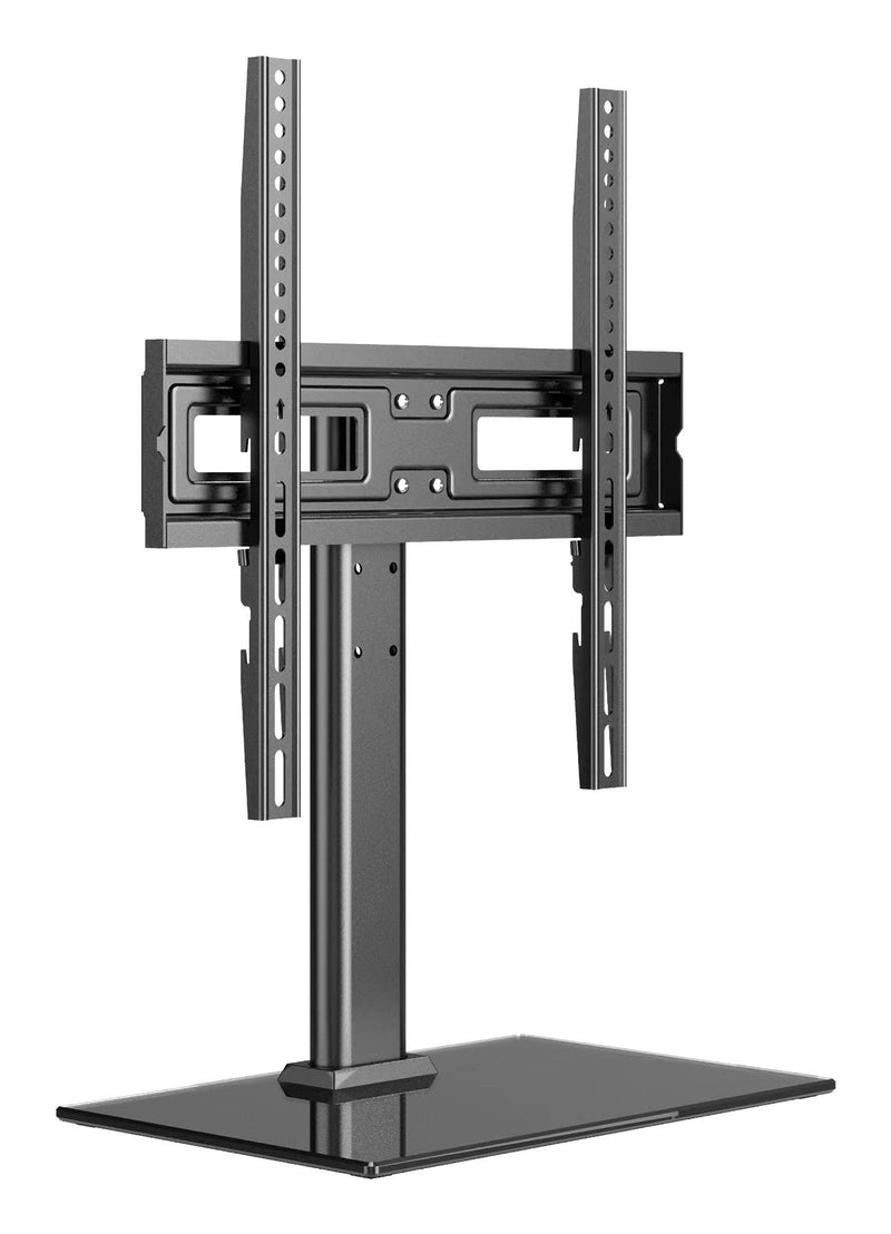 Unykach Desk Mount TV 23-60 - Base Glass Tempered - Weight Max. 40KG - VESA 400X400MM - Black