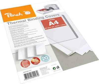 Peach Folders Encuadernación Thermal White 15 Hojas A4 20 Pzs — image 1