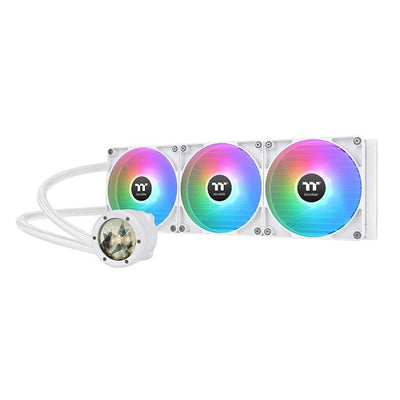 Thermaltake TH420 V2 Ultra ARGB Sync All-in-one Liquid Cooler Snow Edition, White — image 1