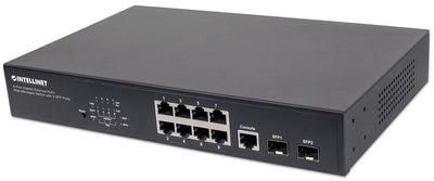 Intellinet Switch 8-PORT Gigabit Web-managed PoE + Desk 2XSFP — image 1