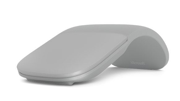Microsoft Surface Arc Mouse Óptico 2 Buttons Wireless Bluetooth 4.1 Grey Claro Surface Laptop