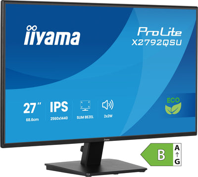 Iiyama Monitor Prolite X2792QSU-B1 27 2560 X 1440 Pixels Quad HD Black — image 1
