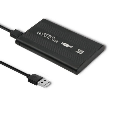 Qoltec 51856 External Enclosure HDD / SSD Black 2.5 — image 1