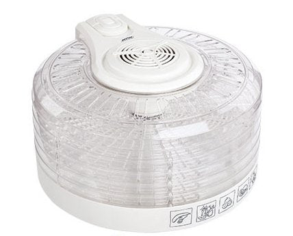 Mpm Deshidratador Alimentos, 5 Trays 3 Niveles Temperatura, Sin Bpa,, Transparente 400W, MSG-02
