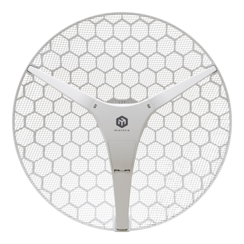 MikroTik Access Point Lhg XL 5 Ax, White Outdoor Wi-Fi 6 Cpe Long Range LHG-5AXD-XL