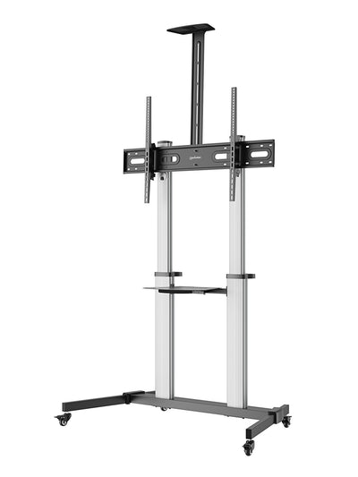 Manhattan 462563 Supporto TV a Parete 2,54M [100] Nero, Argento (TV/Monitor Trolley Stand- - 37-100IN VESA To  — image 1