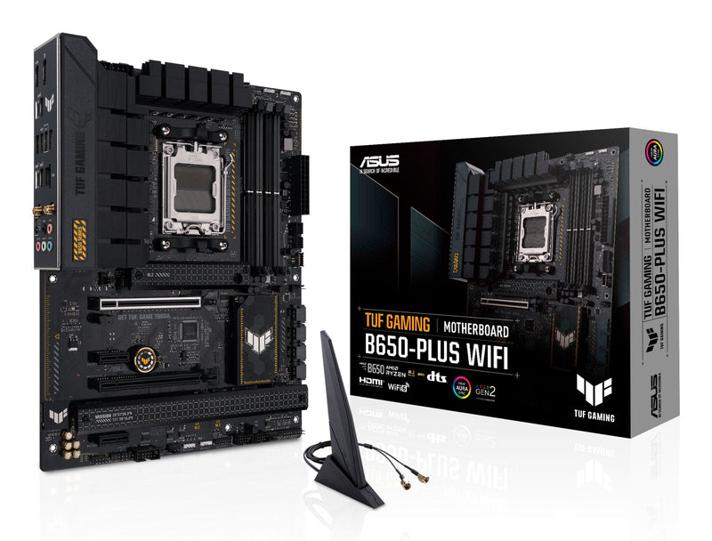 ASUS Motherboard Tuf Gaming B650-PLUS Wi-Fi AMD B650 Zócalo AM5 ATX AM5 B650 USB 3.2 Gen 2X2 Wi-Fi