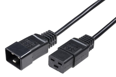 Microconnect PE141530 Cable Transmisión Black 3M C20 Acoplador C19 Acoplador — image 1