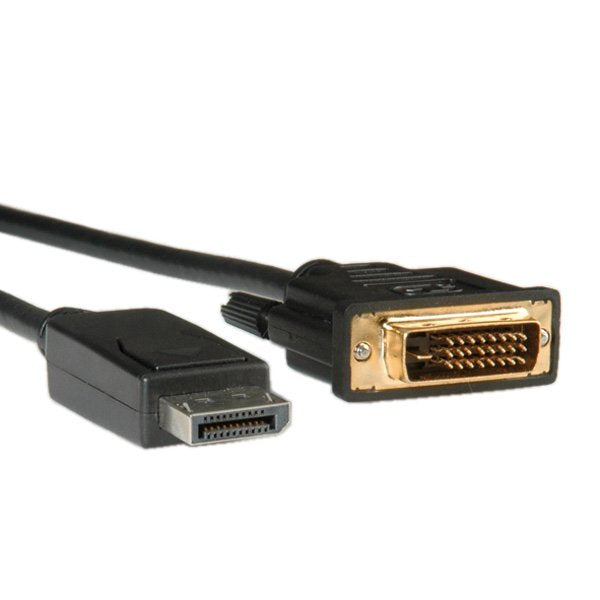 Roline 11.04.5773 Adapter Cable Vídeo 3M DisplayPort DVI-d Black