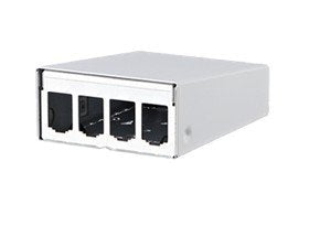 Metz Connect Moduloo Ap-gehäuse Reinweiss 4 Port — image 1