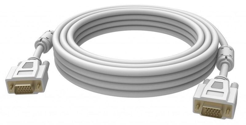 Cable VGA 3M Connectors Chapados Oro Núcleos Ferrita Ambos Extremos VGA (m) a VGA (m) Diámetro Outdoor 8.0MM 2