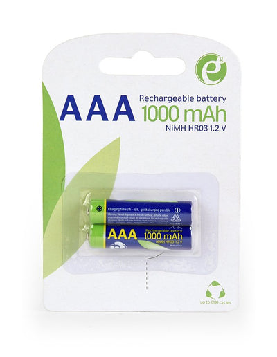 Batteries Recargables Energenie Aaa 1000MAH Ni-mh (2 Pcs) / EG-BA-AAA10-01 — image 1