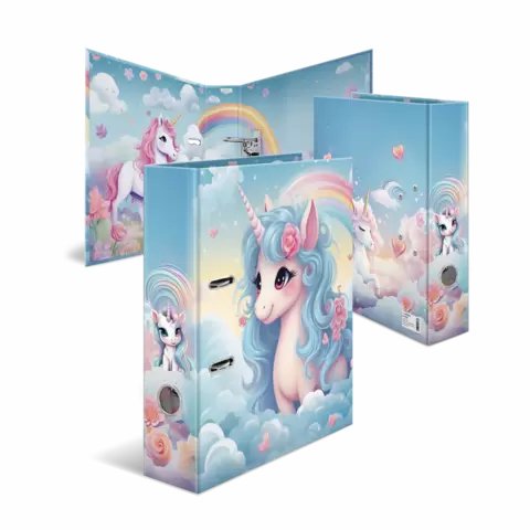 Herma Folder A4 Cartón Unicornios Felices