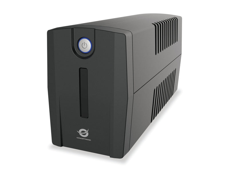 Conceptronic UPS 850VA 480W Protection Port 2X Shucko LAN Modem Zeus 02ES