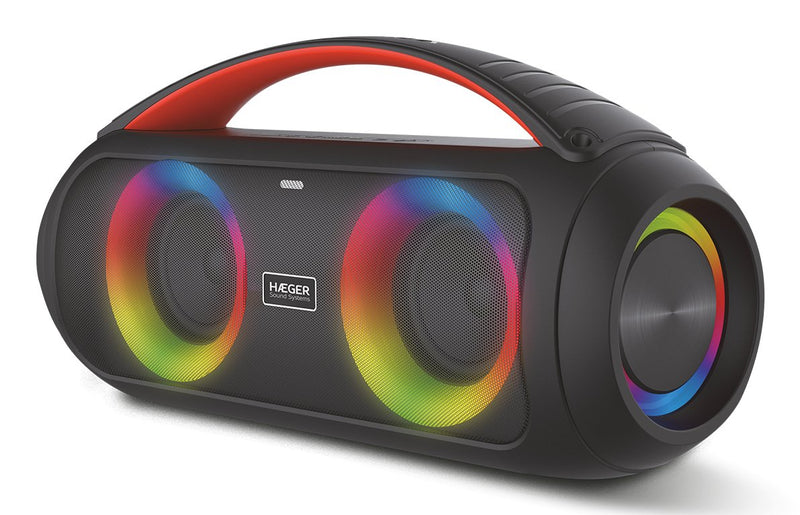 Haeger Cool Boom Speaker Laptop Stereo Black 40W