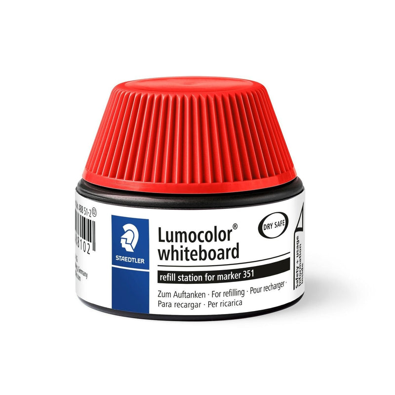 Staedtler Bote Ink Recharge Marker Lumocolor 351 - Capacity 30ML - Red