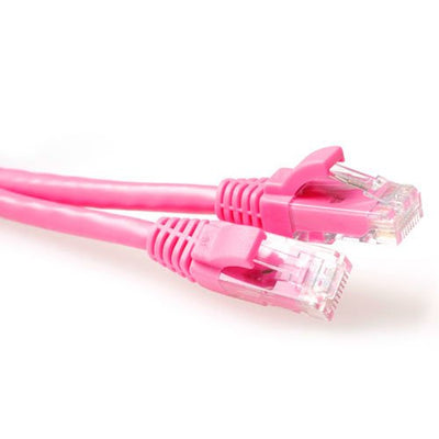 Pink 20 Meter U UTP CAT.6A Patch Cable Snagless With RJ45 Connectors — image 1