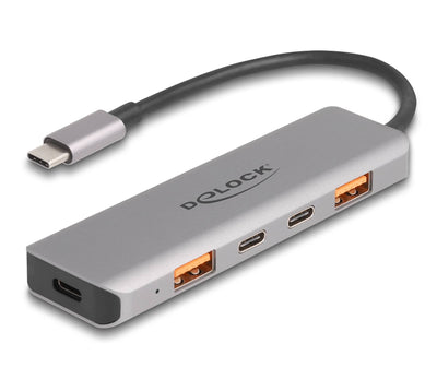 Delock Hub USB 10Gbps 2 Port USB Typ-a + 2 Port USB Type-c — image 1