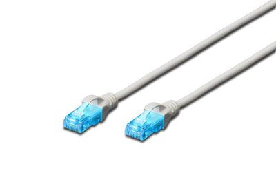 Digitus Patchkabel KAT5E 20,0M UTP Gr Network Cable 20M CAT.5E U/UTP (UTP) Grey — image 1