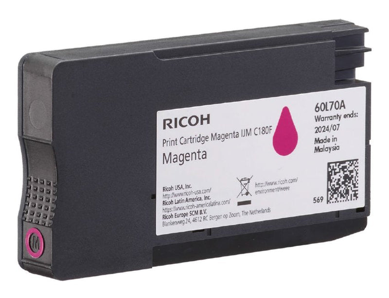 Ricoh Ink Magenta Ijm C180F Aprox. 1.600 Copias