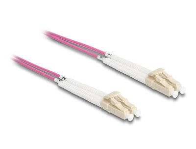 Delock Lwl Cable Lc Duplex a Lc Duplex Multimode OM4 Winkelbar 10M — image 1