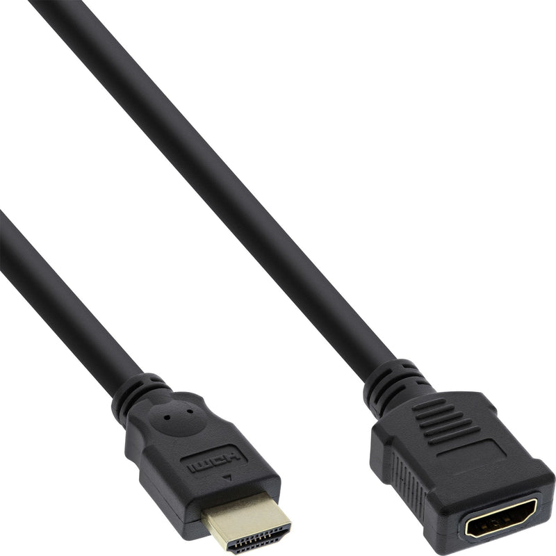 Inline Cable HDMI Cable Male a Female Black 1M