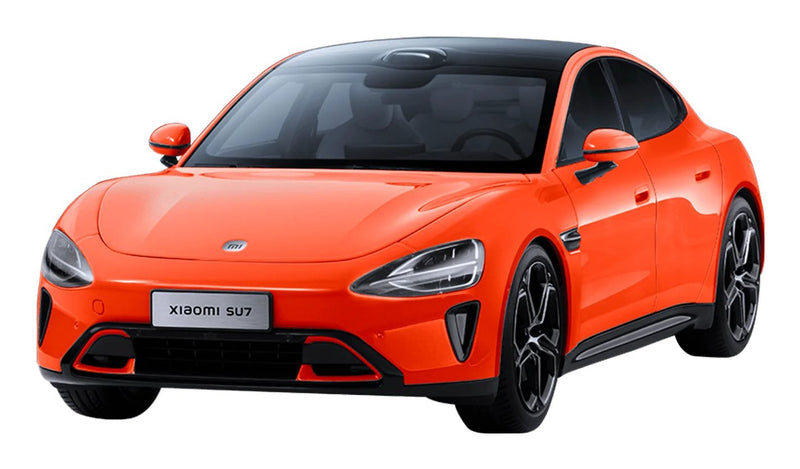 Xiaomi SU7 1/18 Die-cast Model Car Lava Orange