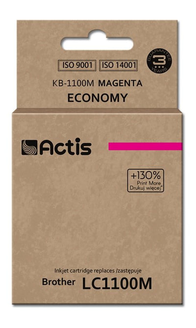 Actis Ink KB-1100M (reemplazo Brother LC1100M / 980M - Standard - 19ML - Magenta — image 1
