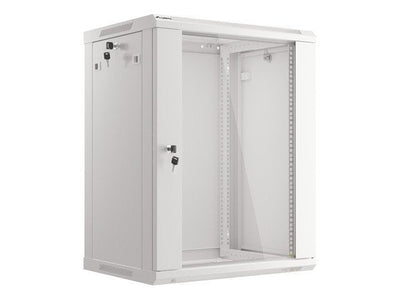Lanberg WF01-6415-10S Cabinet Rack 15U Bastidor Wall Grey — image 1