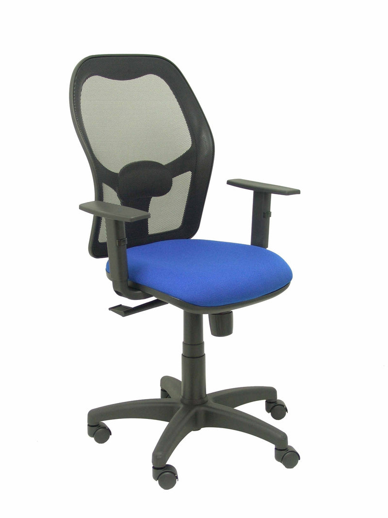 Chair Alocén Mesh Black Asiento Bali Blue Arms